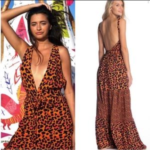 Leopard Print Maxi Dress